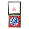 High-Quality Red Seal Ink in Porcelain Container